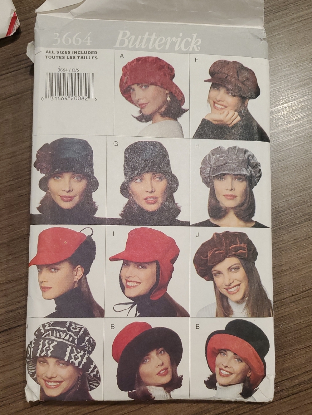 Bundle Of 4 Hat Patterns - Picture 2 of 13